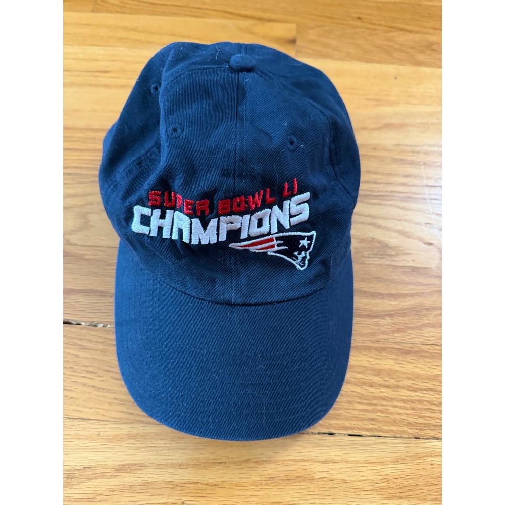 Fan Favorite New England Patriots Super Bowl LI Champions Hat Navy Blue NFL Cap